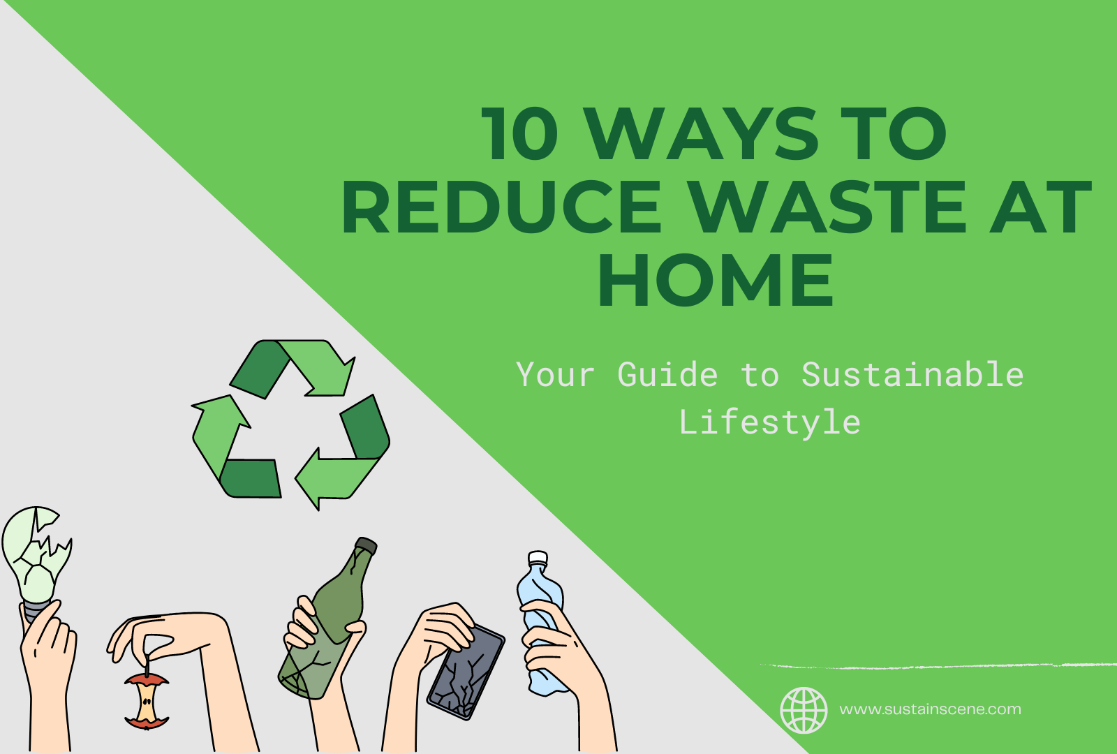 10 ways to reduce waste at home